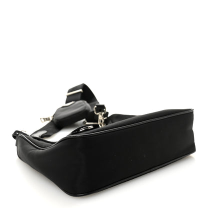 Prada Nylon Re-Edition 2005 Shoulder Bag Black 4 of 11
