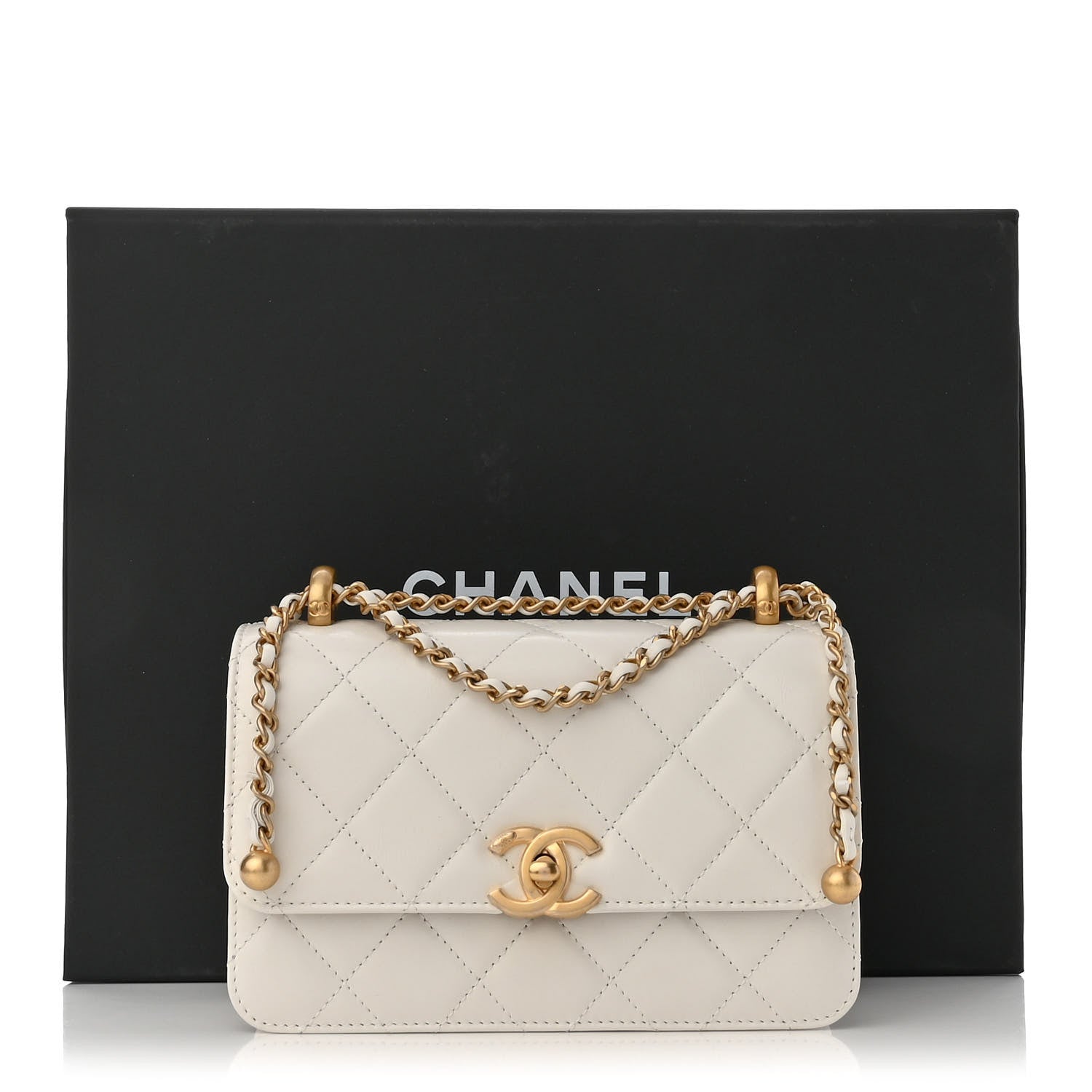 Chanel Calfskin Quilted Mini Perfect Fit Flap White 11 of 11