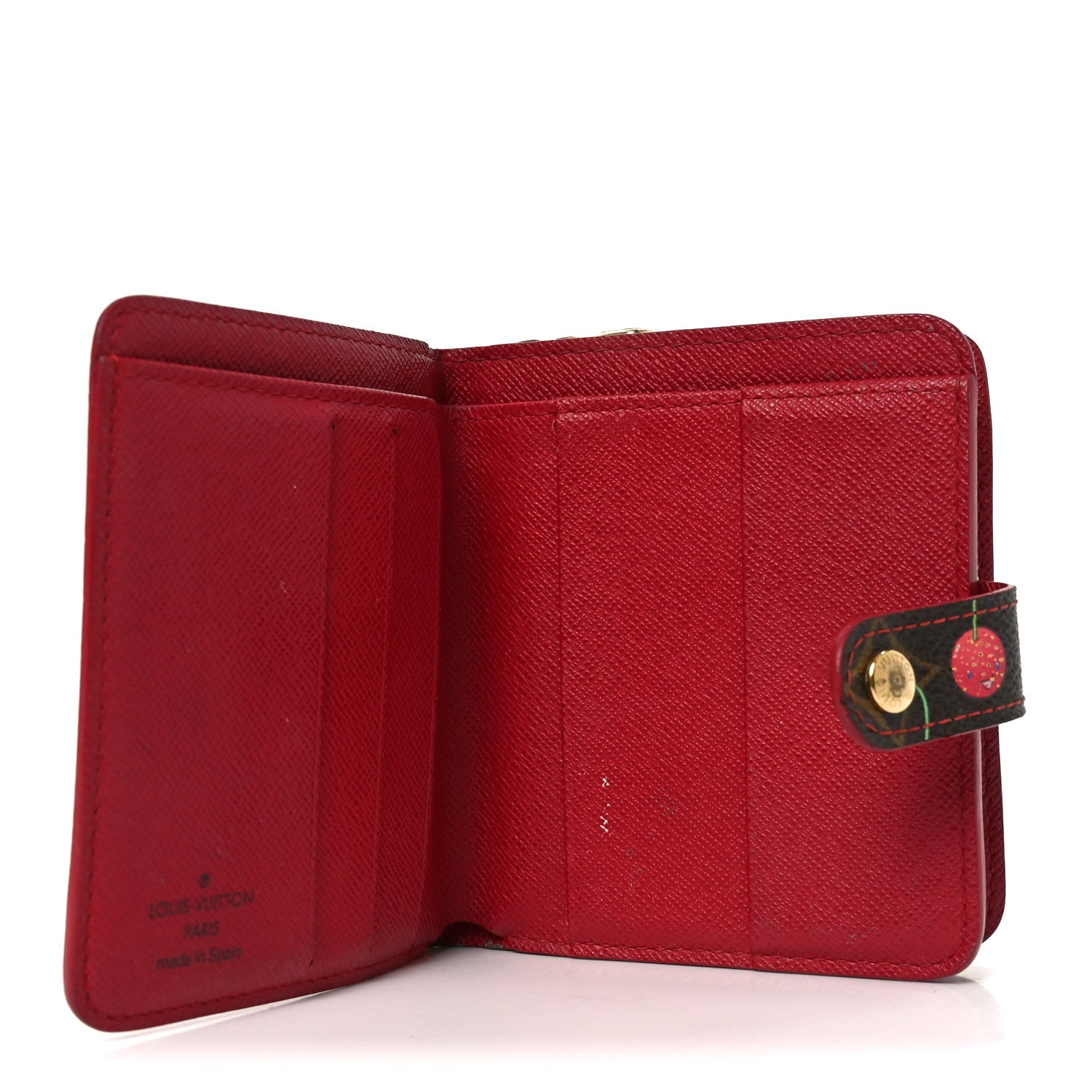 Louis Vuitton Monogram Cerises Compact Zippe Wallet 5 of 8