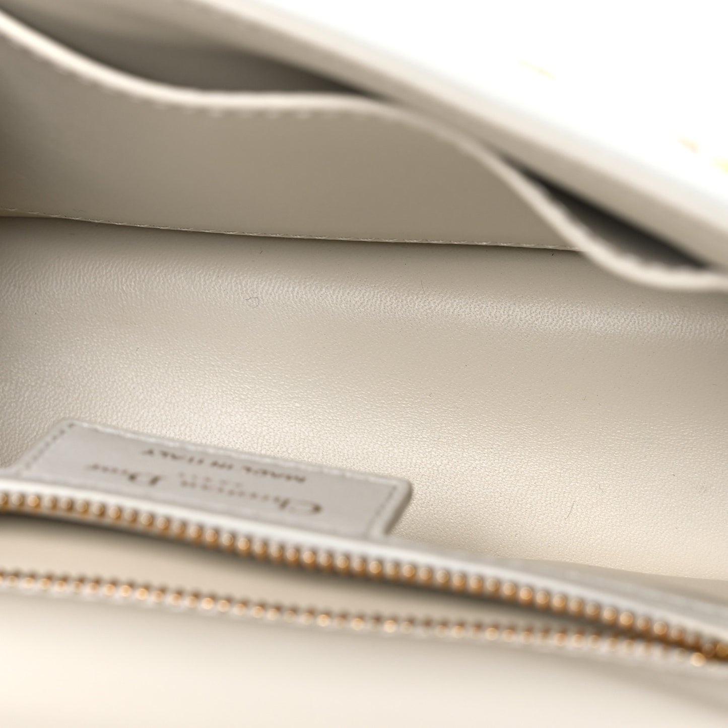 Calfskin Star Motif Macrocannage Caro Bag Latte