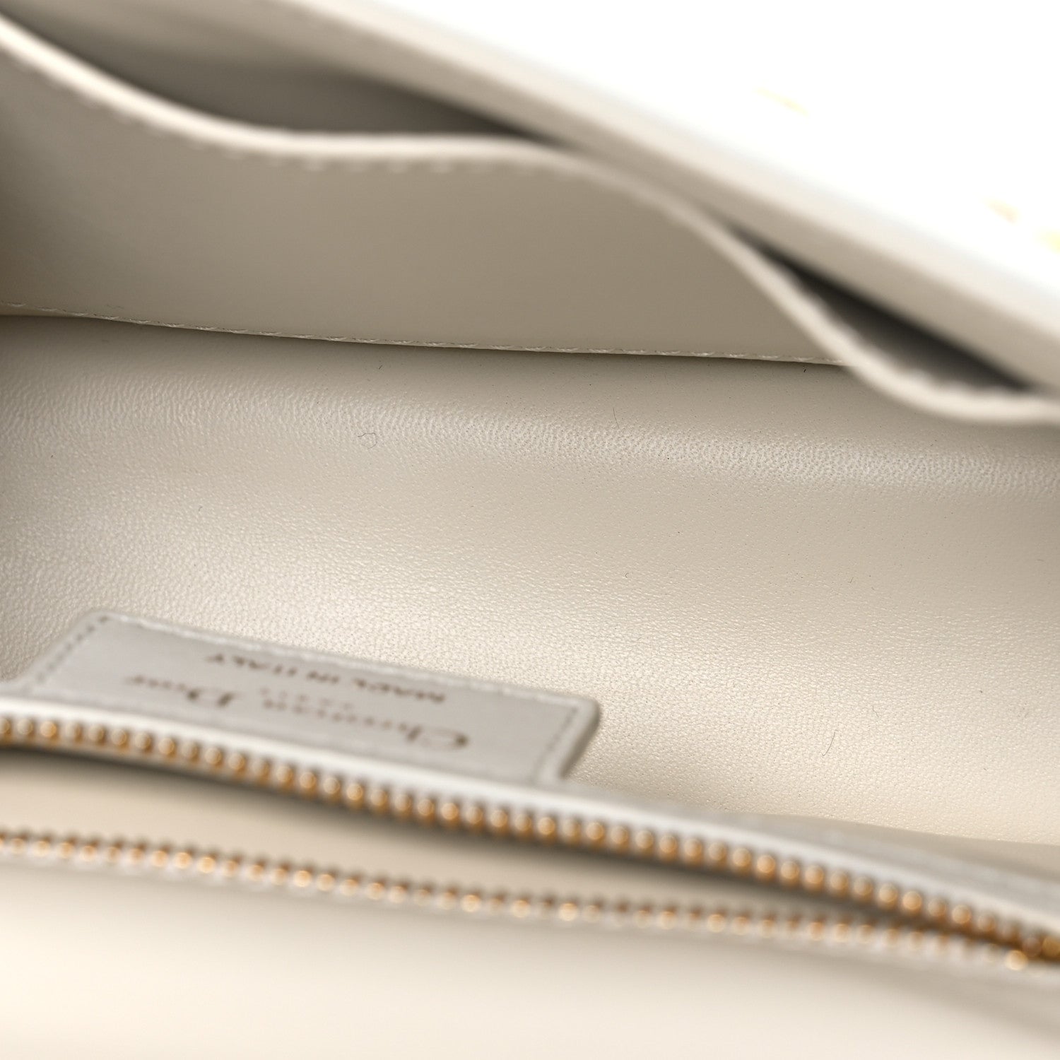 Christian Dior Calfskin Star Motif Macrocannage Caro Bag Latte 6 of 13
