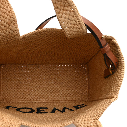 Loewe Raffia Small Paula's Ibiza Logo Tote Natural Tan Natural Tan 5 of 9