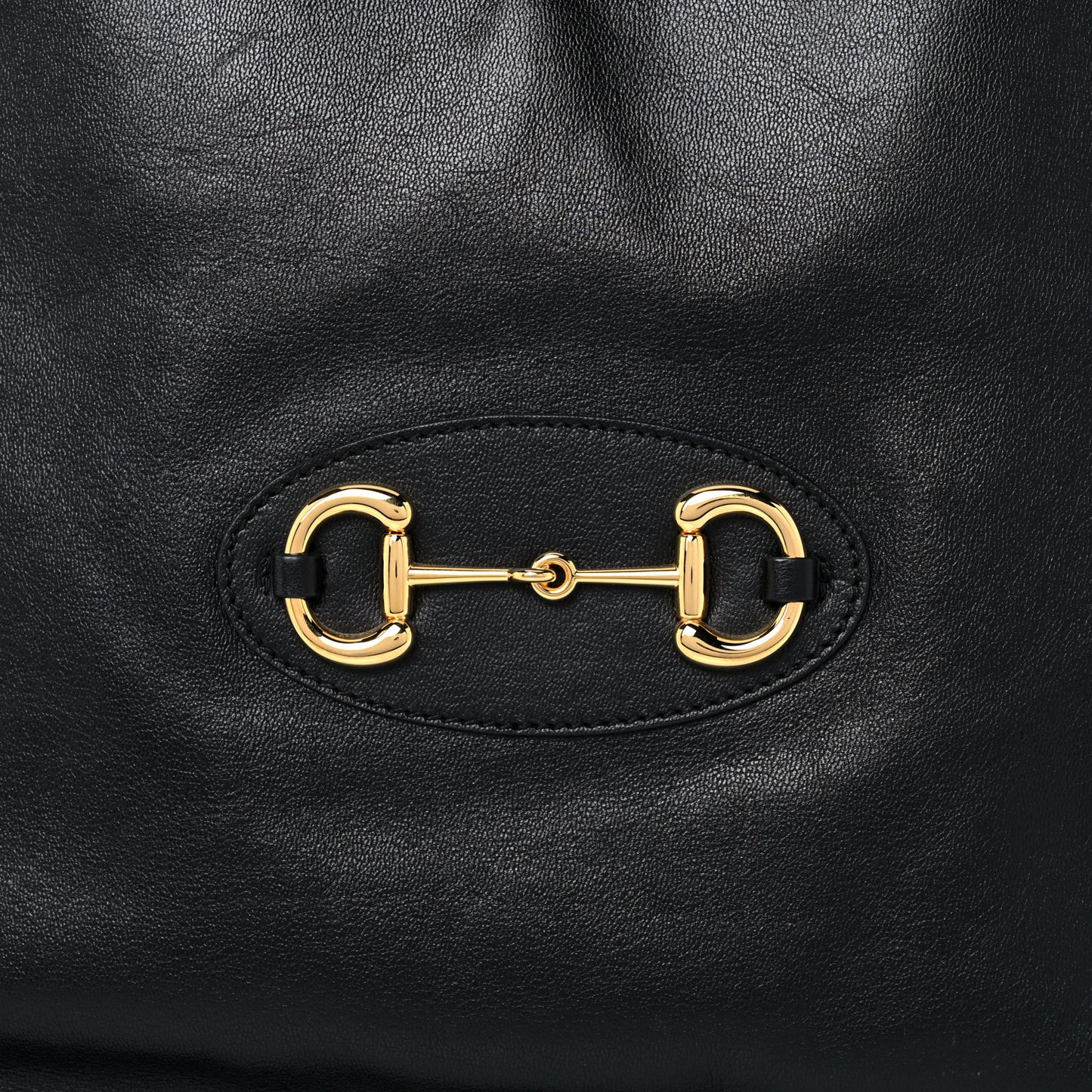 New Sakai Calfskin Lux Horsebit 1955 Tote Bag Black