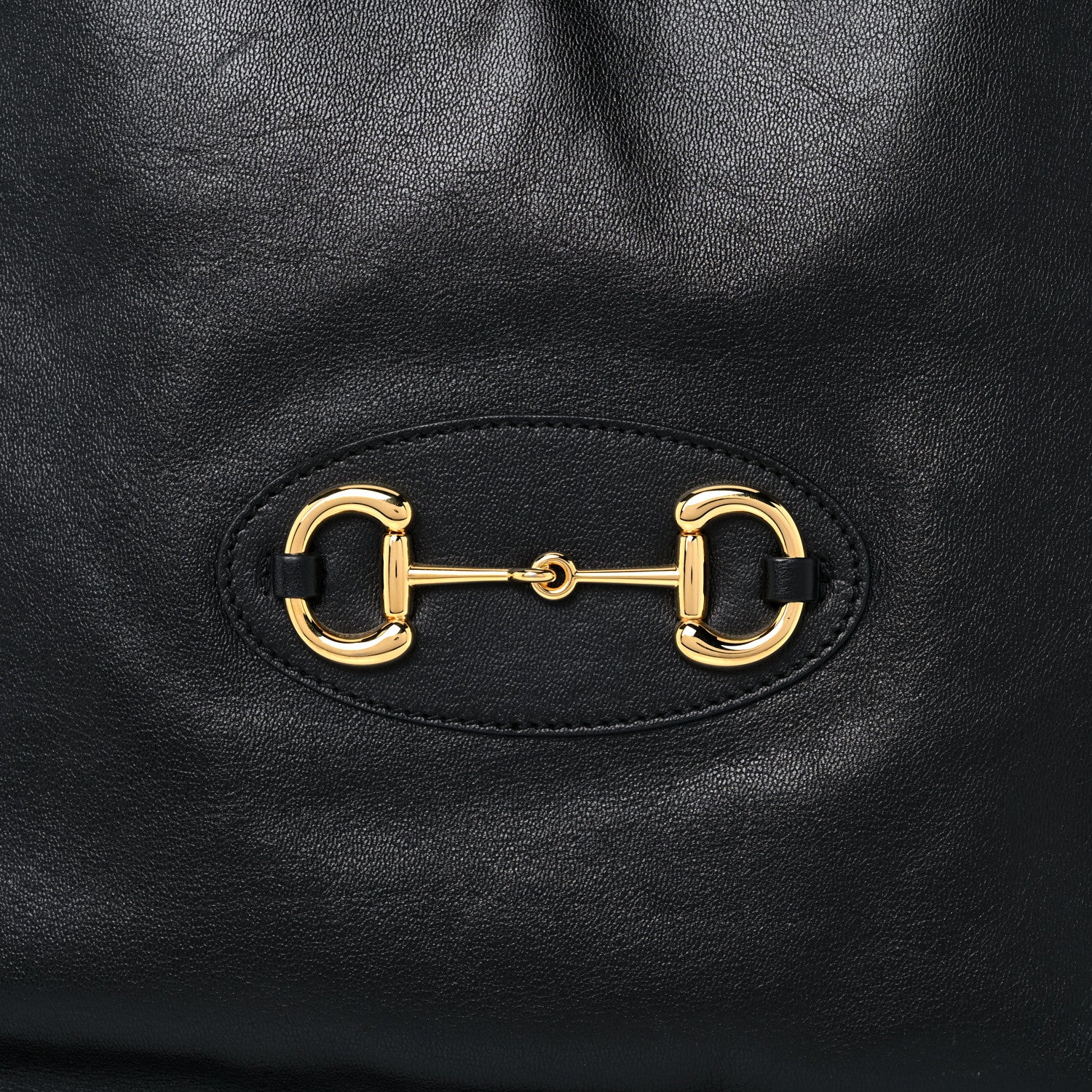 Gucci New Sakai Calfskin Lux Horsebit 1955 Tote Bag Black 7 of 10