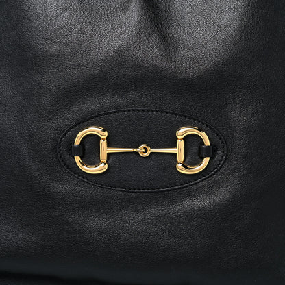 Gucci New Sakai Calfskin Lux Horsebit 1955 Tote Bag Black 7 of 10