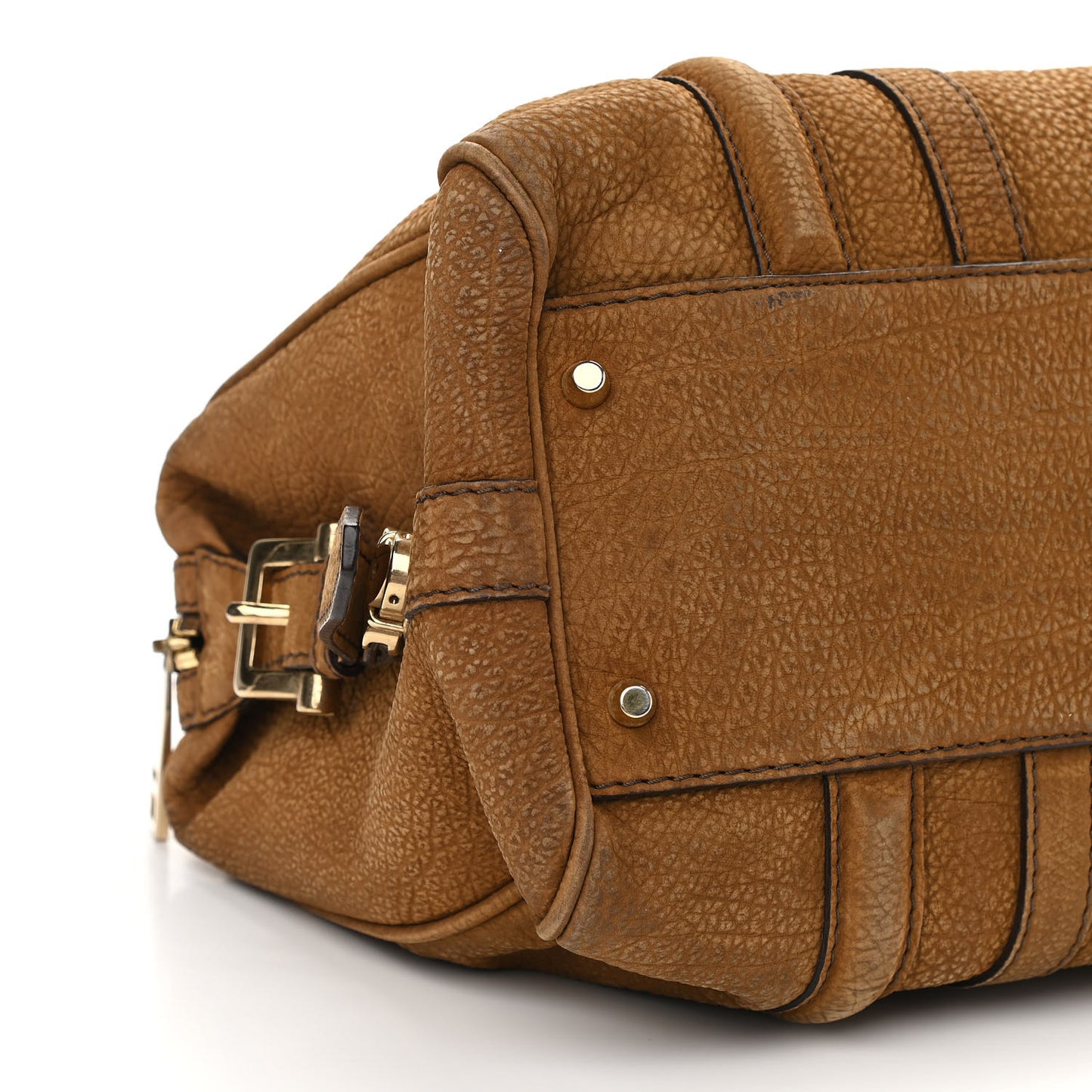 Nubuck Medium Nevinson Bowling Bag Brown