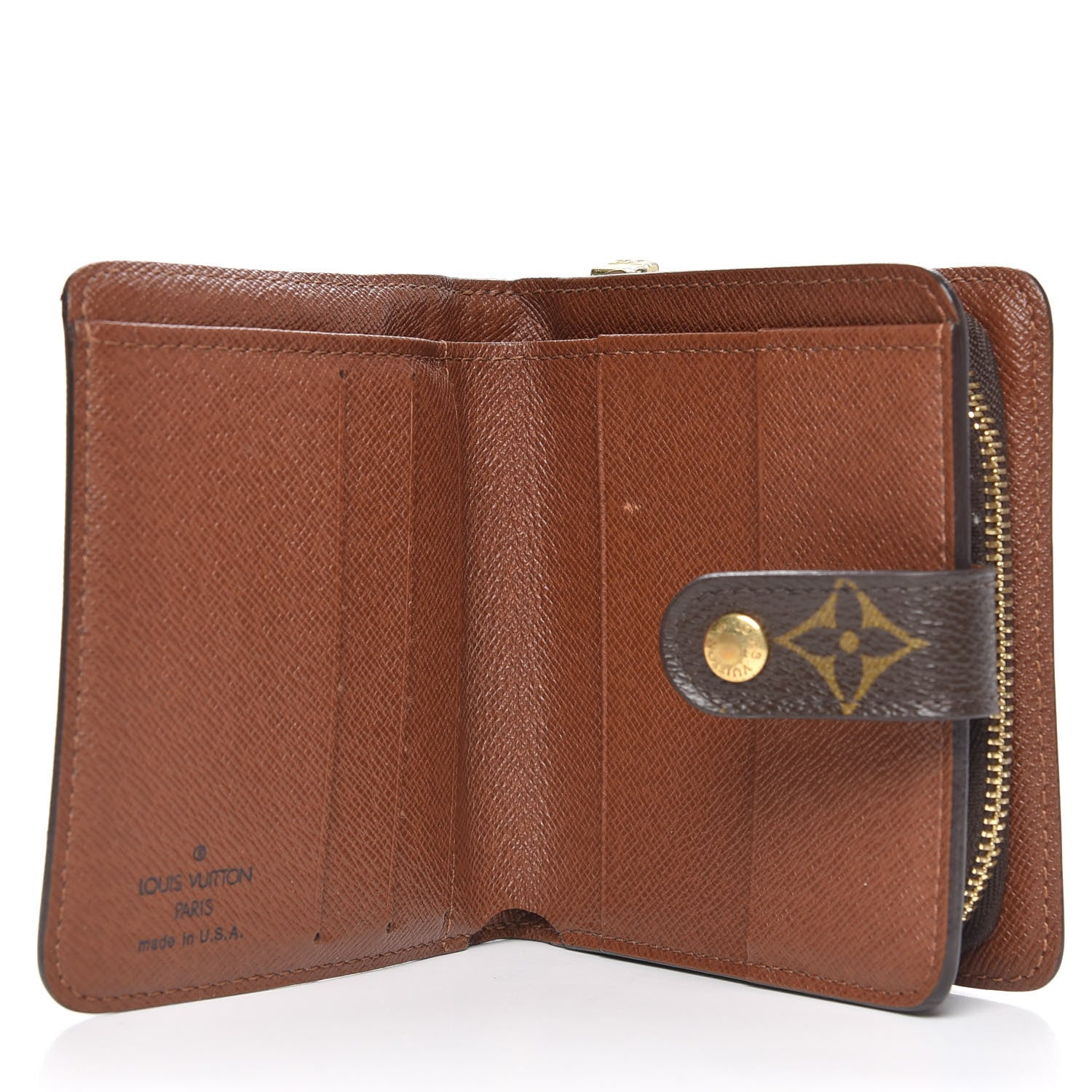 Louis Vuitton Monogram Compact Zippe Zipped Wallet 5 of 9