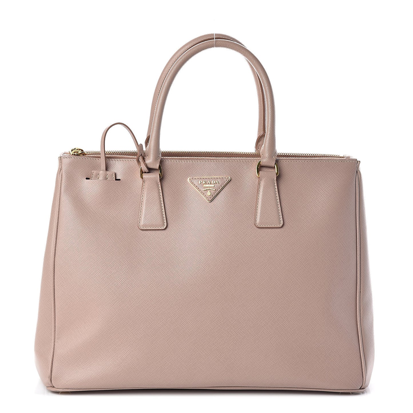 Saffiano Large Galleria Double Zip Tote Cammeo