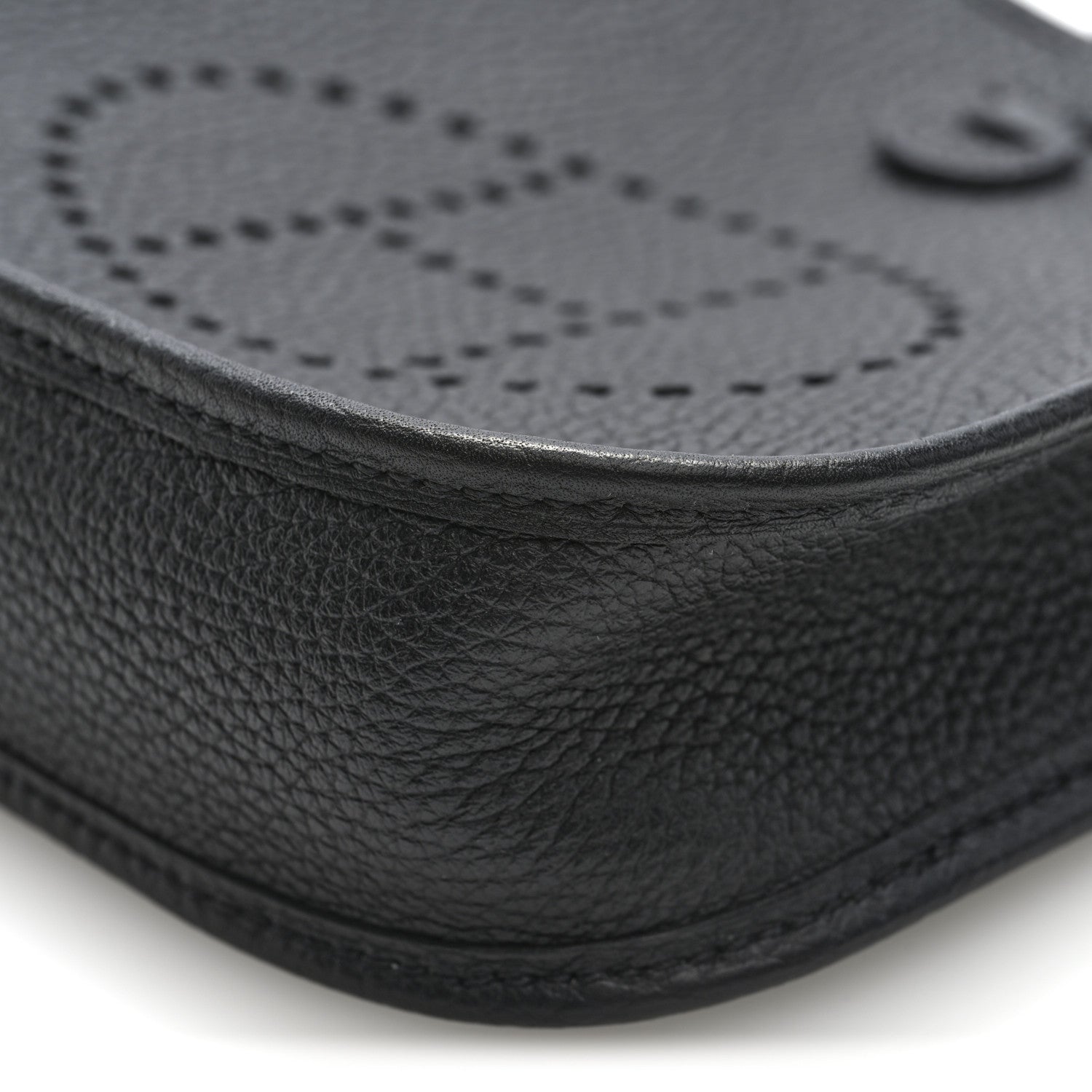 Hermes Taurillon Clemence Evelyne TPM Black 10 of 11