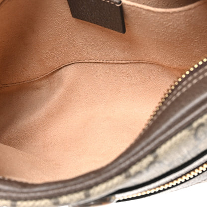 Gucci GG Supreme Monogram Web Small Ophidia Belt Bag 85 34 Dark Brown 5 of 10