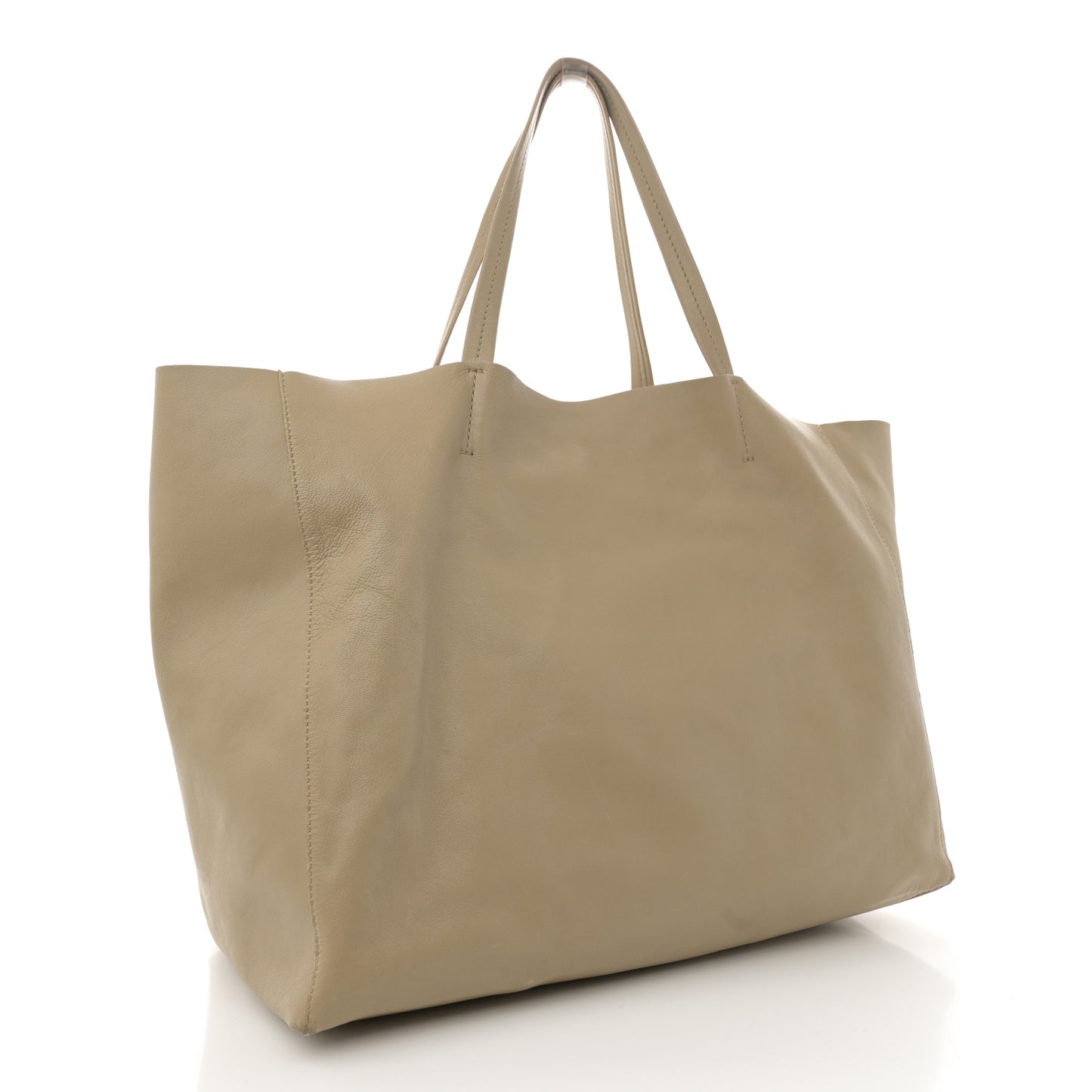 Lambskin Horizontal Cabas Beige