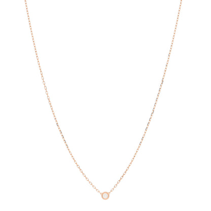Cartier 18K Pink Gold Diamond SM D'Amour Pendant Necklace 1 of 4