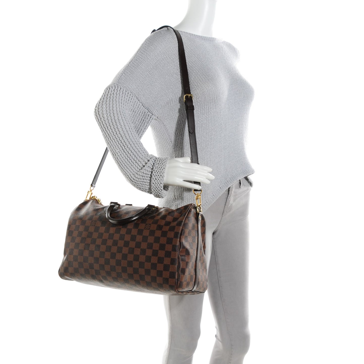 Damier Ebene Speedy Bandouliere 35