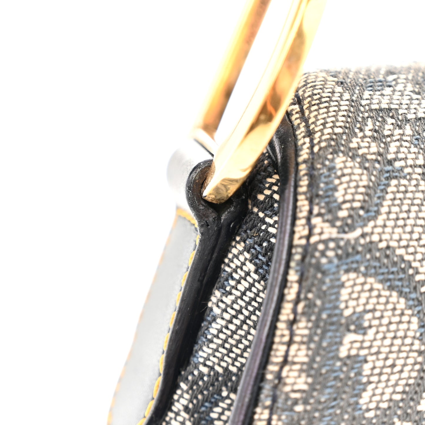 Monogram Saddle Bag Blue