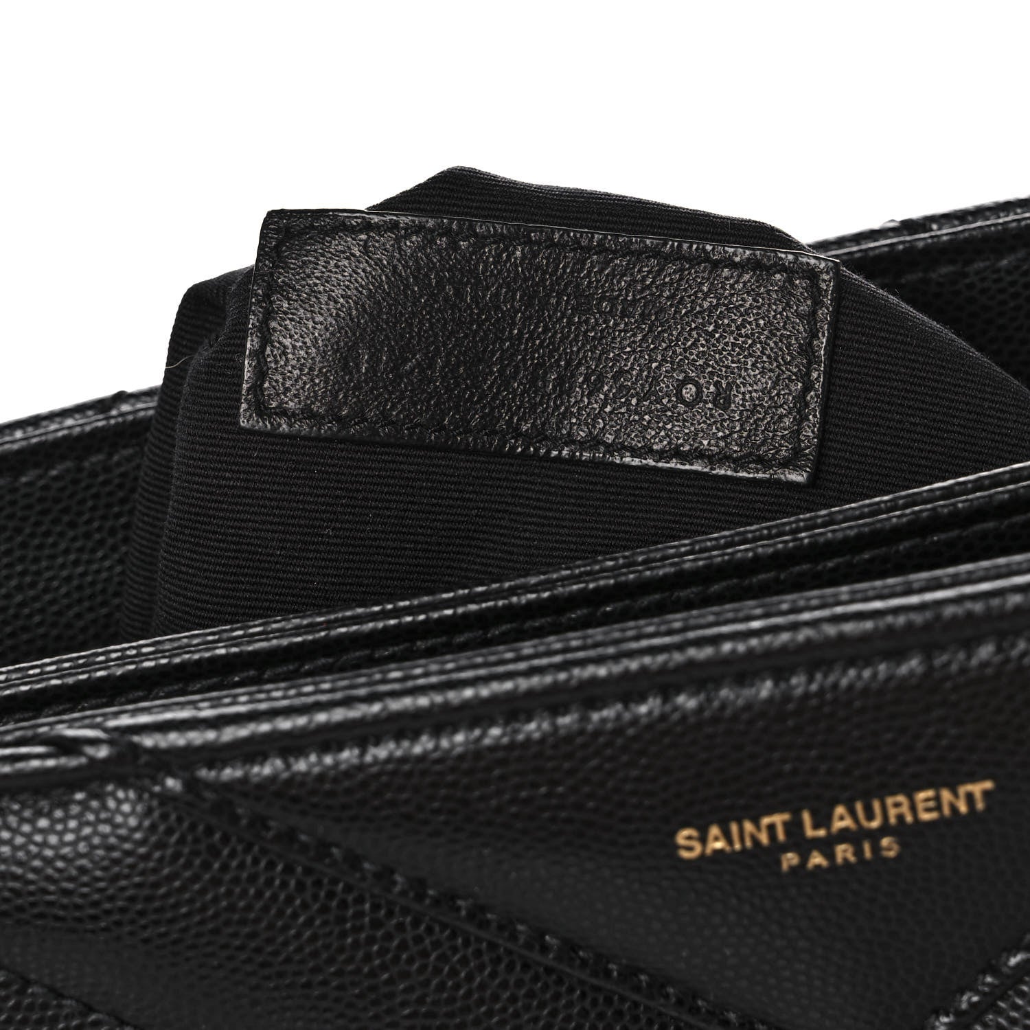 Saint Laurent Grain De Poudre Matelasse Chevron Small Tribeca Shopping Bag Black 7 of 11