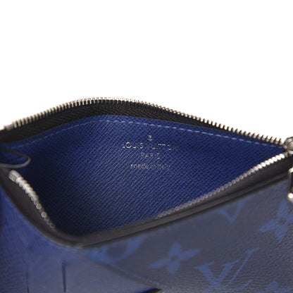 Louis Vuitton Monogram Taiga Coin Card Holder Cobalt 6 of 7