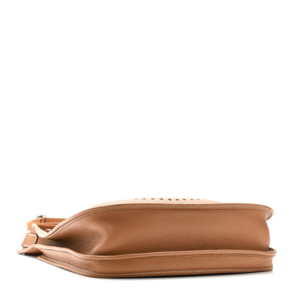 Hermes Taurillon Clemence Evelyne III PM Gold 4 of 11