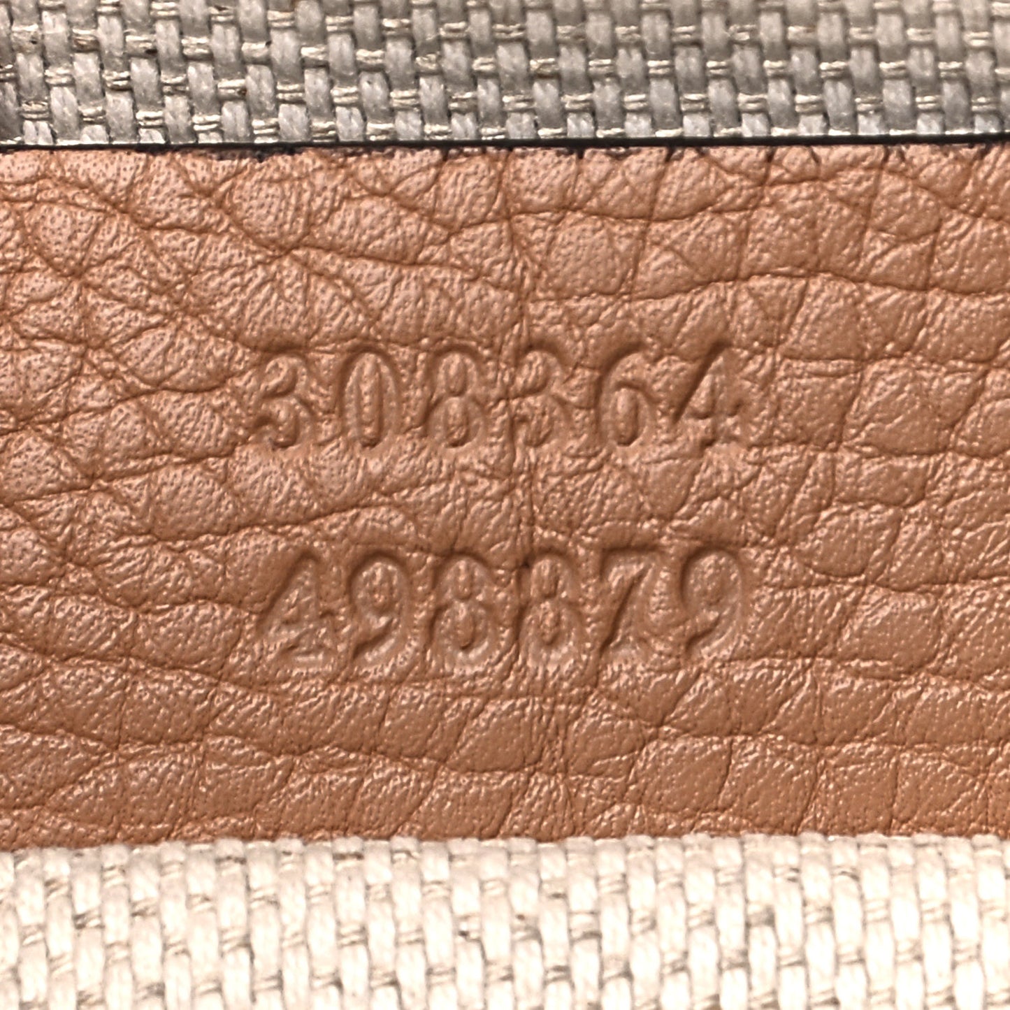 Pebbled Calfskin Small Soho Disco Bag Camelia
