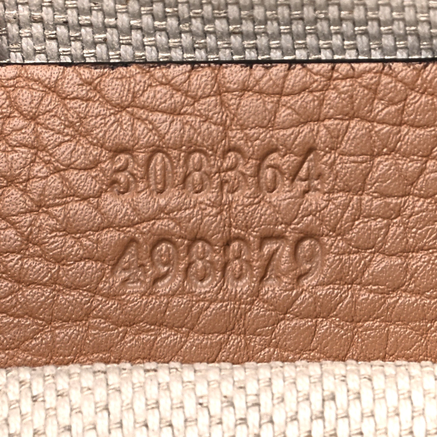 Gucci Pebbled Calfskin Small Soho Disco Bag Camelia 7 of 8