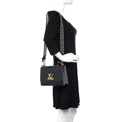 Louis Vuitton Epi Monogram Flower Twist MM Black 2 of 11
