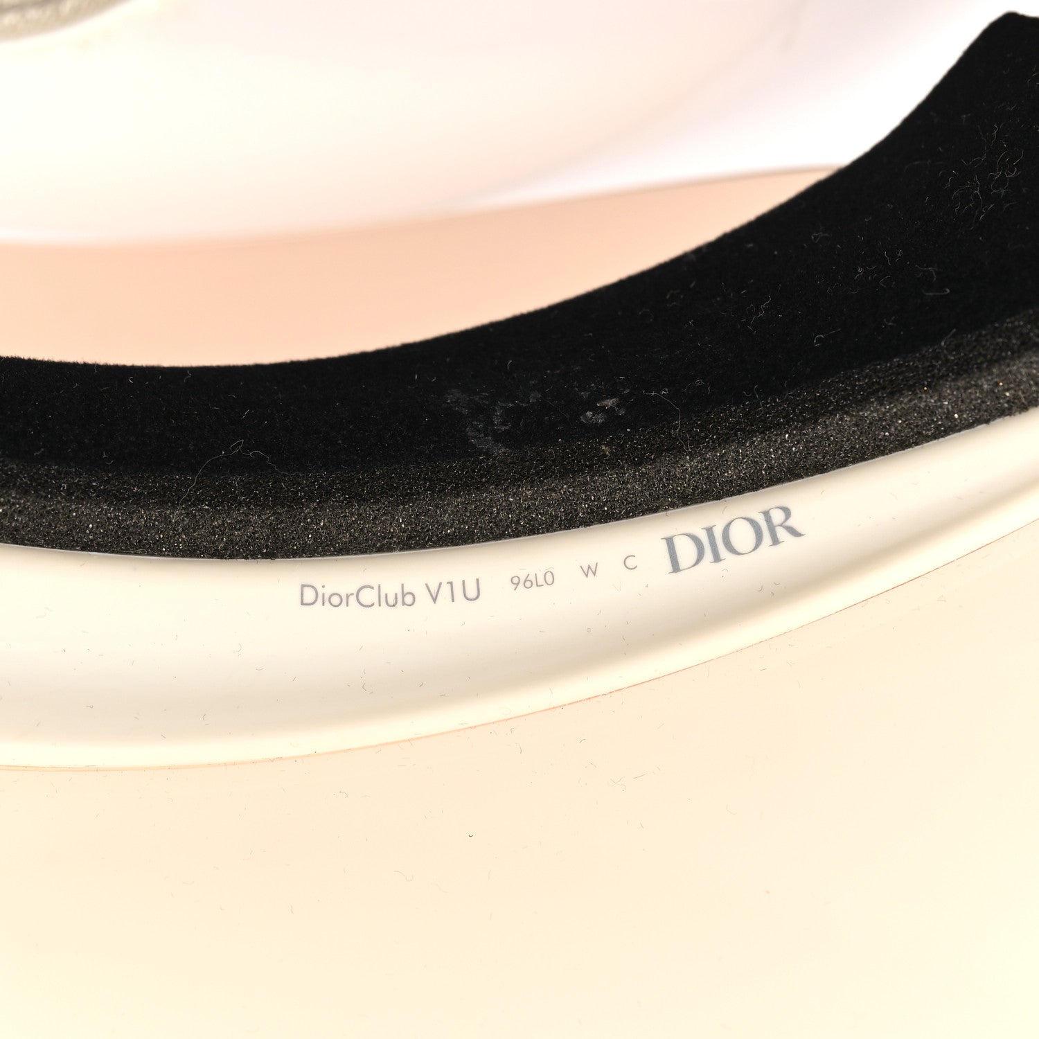 Christian Dior DiorClub1 Sun Visor Pink 7 of 8