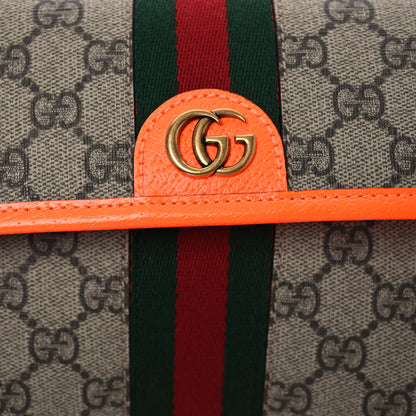 Gucci GG Supreme Monogram Web Small Ophidia Belt Bag Orange 8 of 10