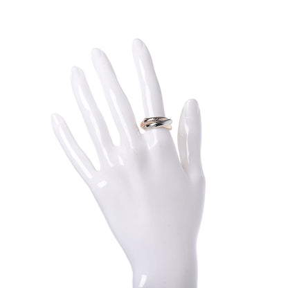 Cartier 18K Pink Yellow White Gold Classic Les Must De Trinity Ring 54 6.75 2 of 5