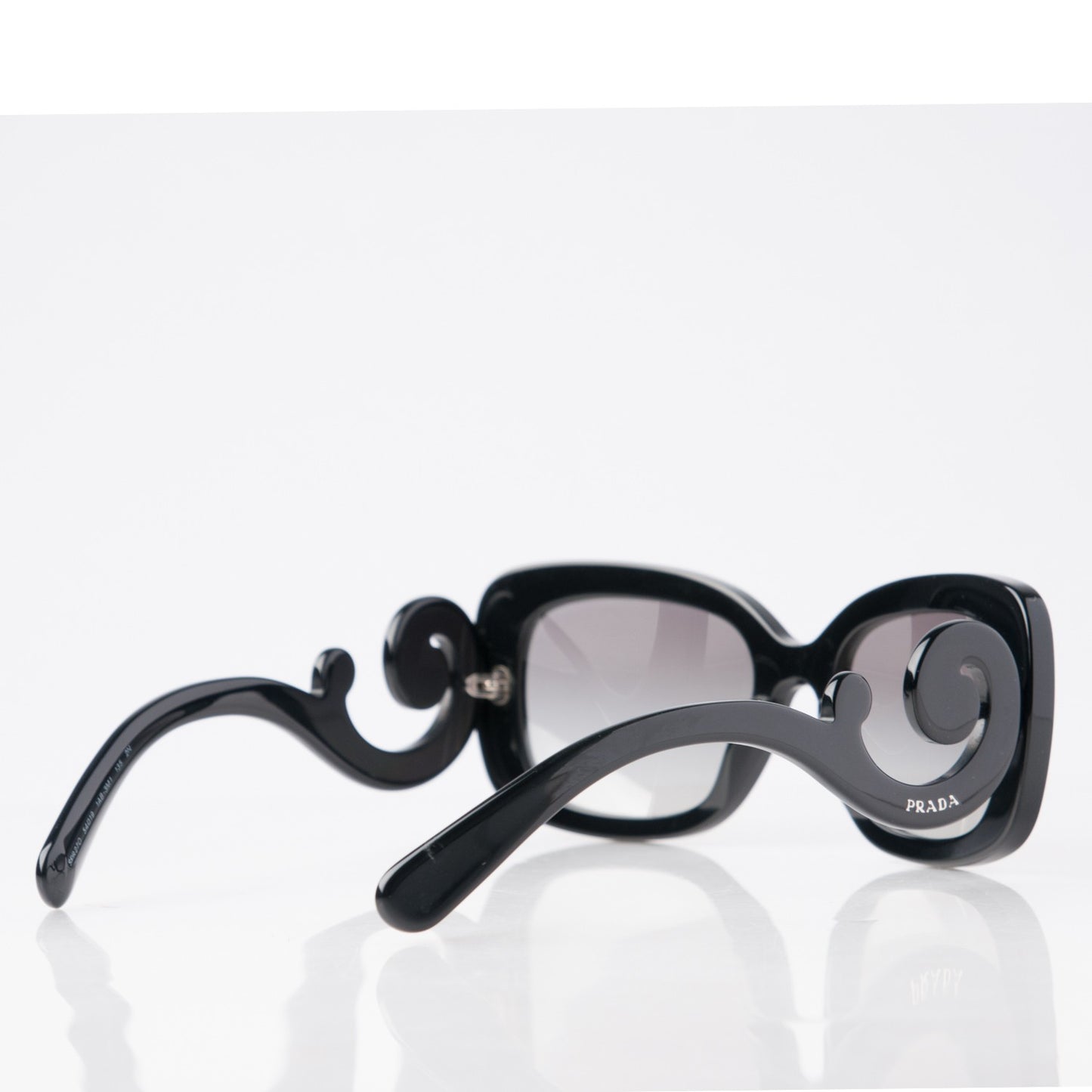 Acetate Baroque Sunglasses SPR 27O Black