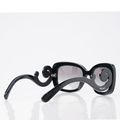 Prada Acetate Baroque Sunglasses SPR 27O Black 4 of 8