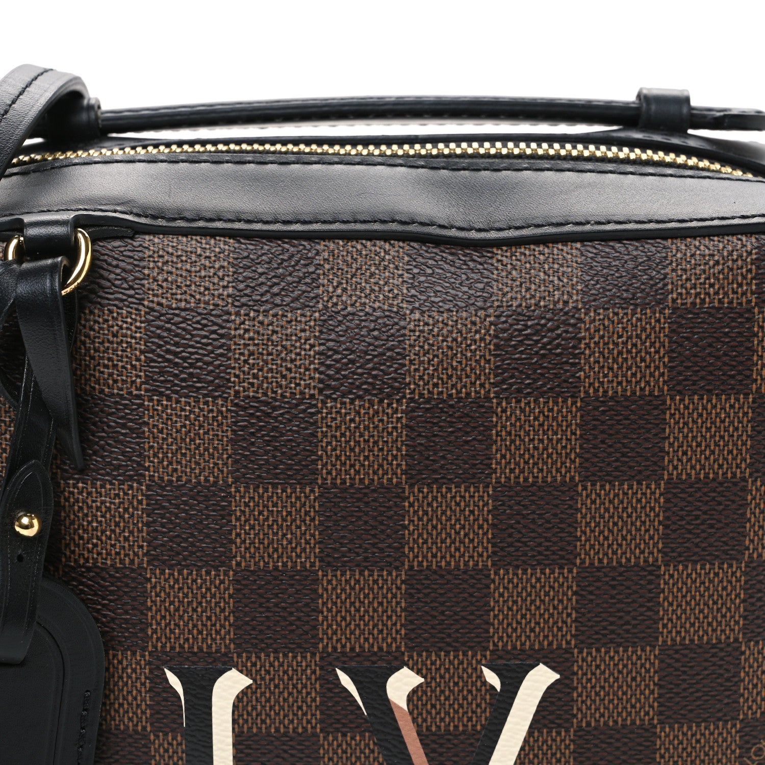 Louis Vuitton Damier Ebene Santa Monica Black 8 of 10