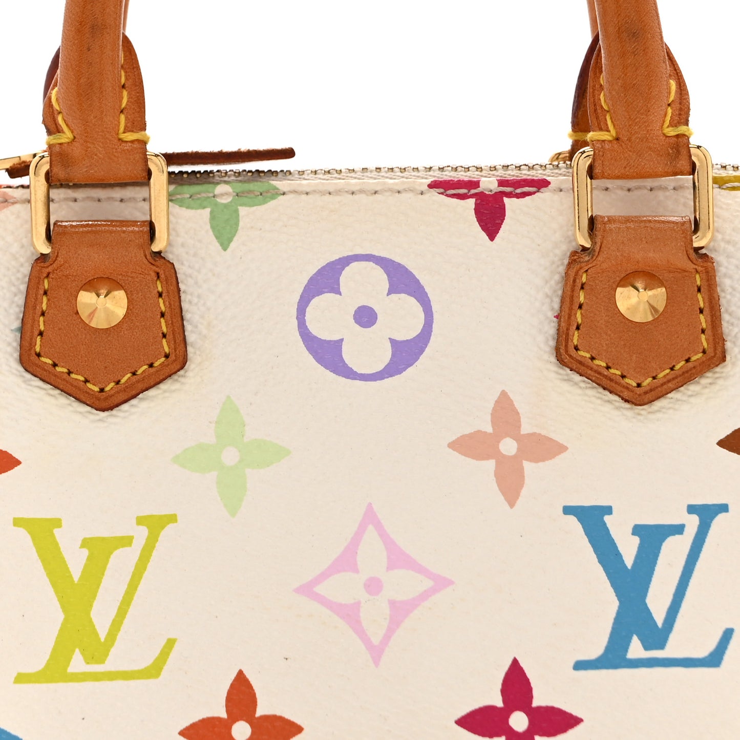 Monogram Multicolor Mini Sac HL Speedy White