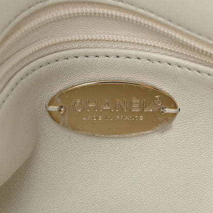 Chanel Shearling Lambskin Crystal Strass Flap White 6 of 10