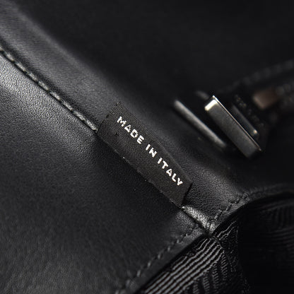 Prada City Calf Tessuto Nylon Shopping Tote Black 7 of 12