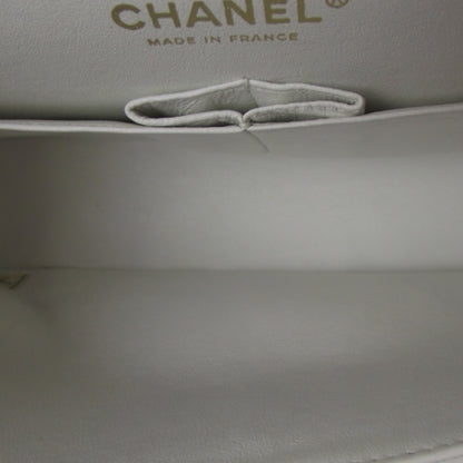 Chanel Caviar Quilted Medium Double Flap White 7 of 12