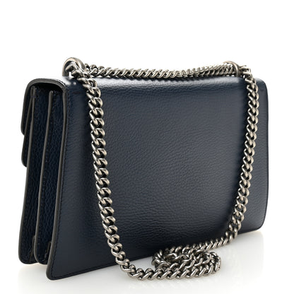 Gucci Pebbled Calfskin Small Dionysus Shoulder Bag Blue Agata 3 of 11
