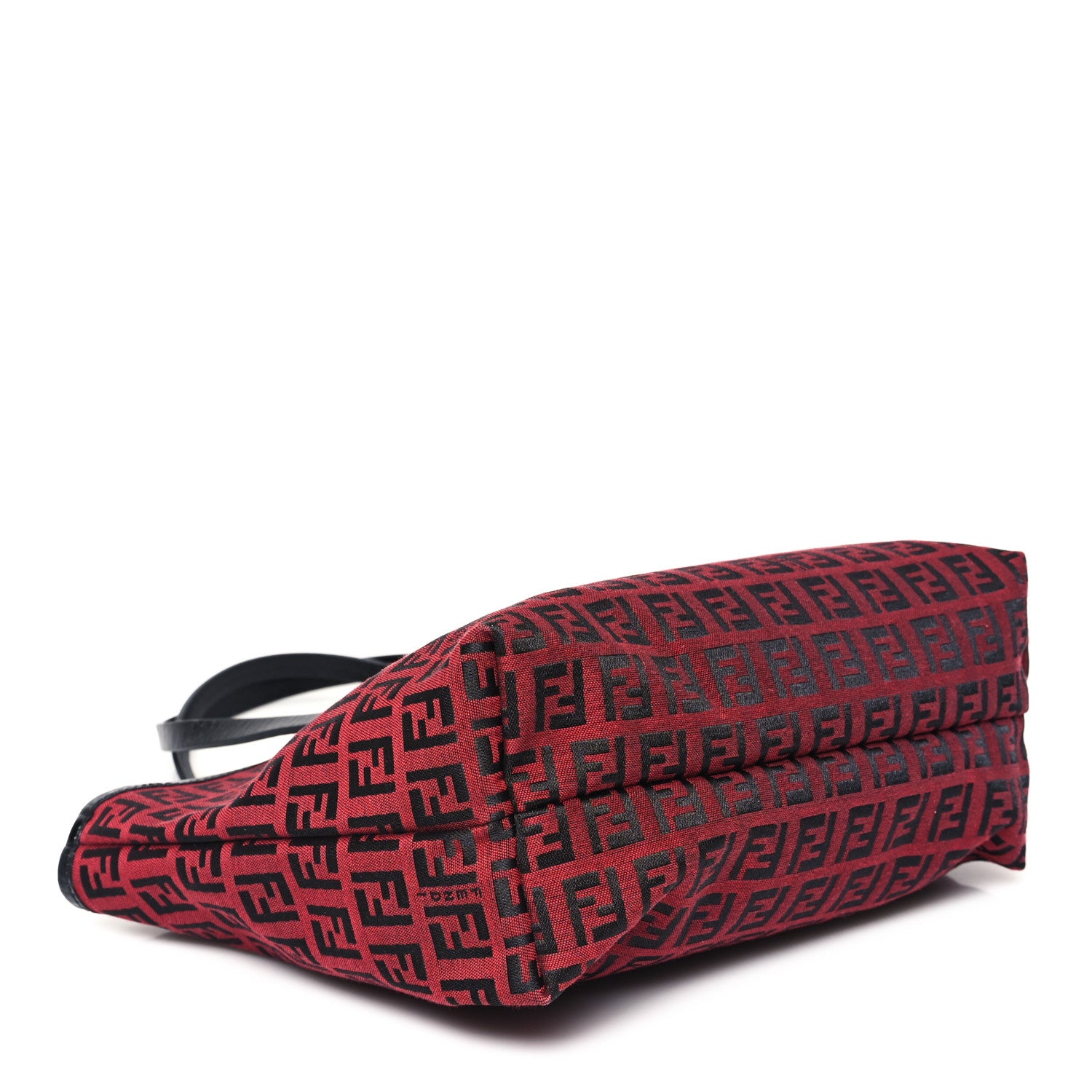 Fendi Zucchino Tote Red Black 5 of 14