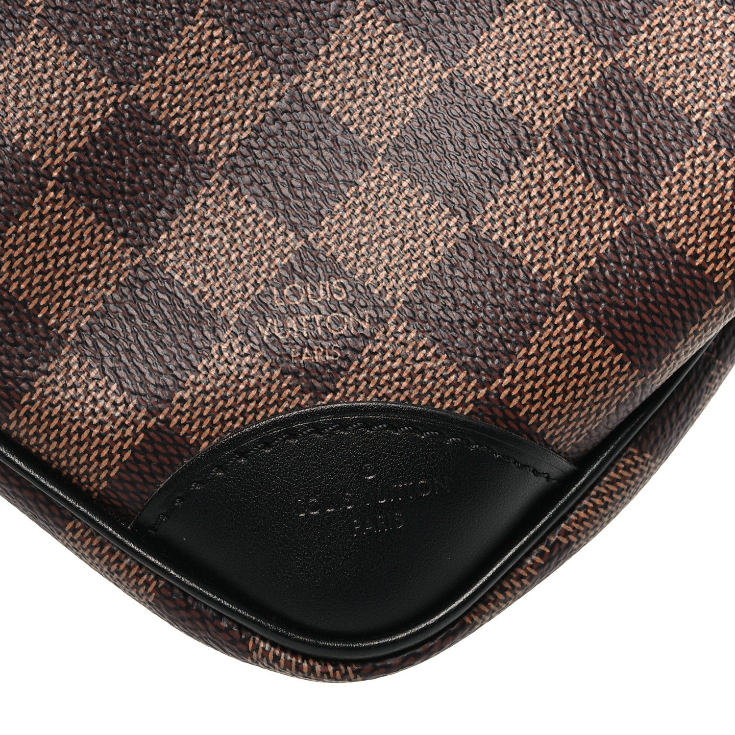 Louis Vuitton Damier Ebene Odeon PM Black 6 of 9