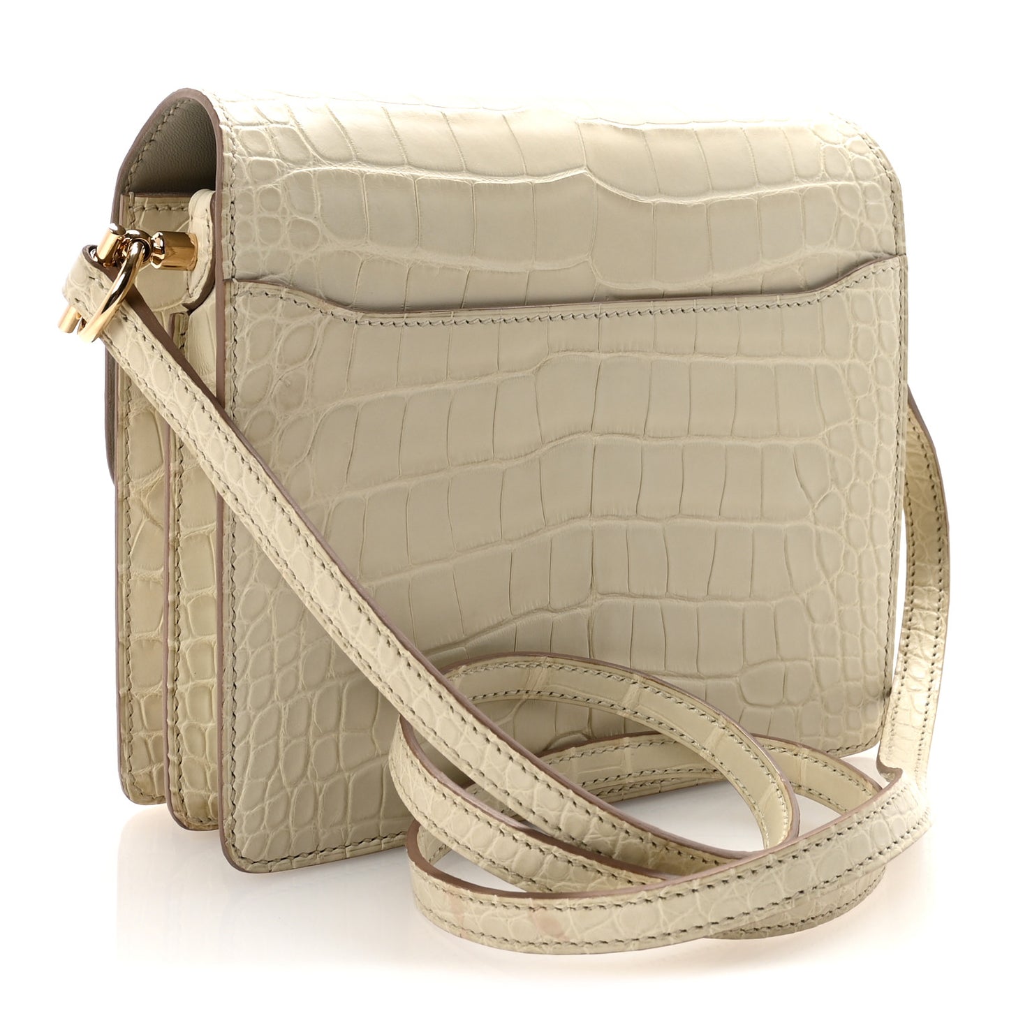 Matte Alligator Mini Sac Roulis Beton