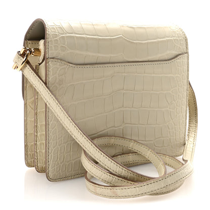 Hermes Matte Alligator Mini Sac Roulis Beton 3 of 11