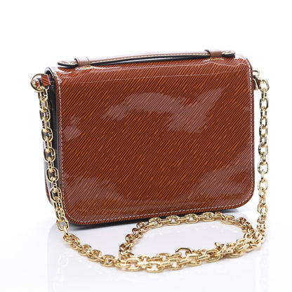 Louis Vuitton Shiny Epi Monogram Pochette Metis Mini Brown 2 of 12