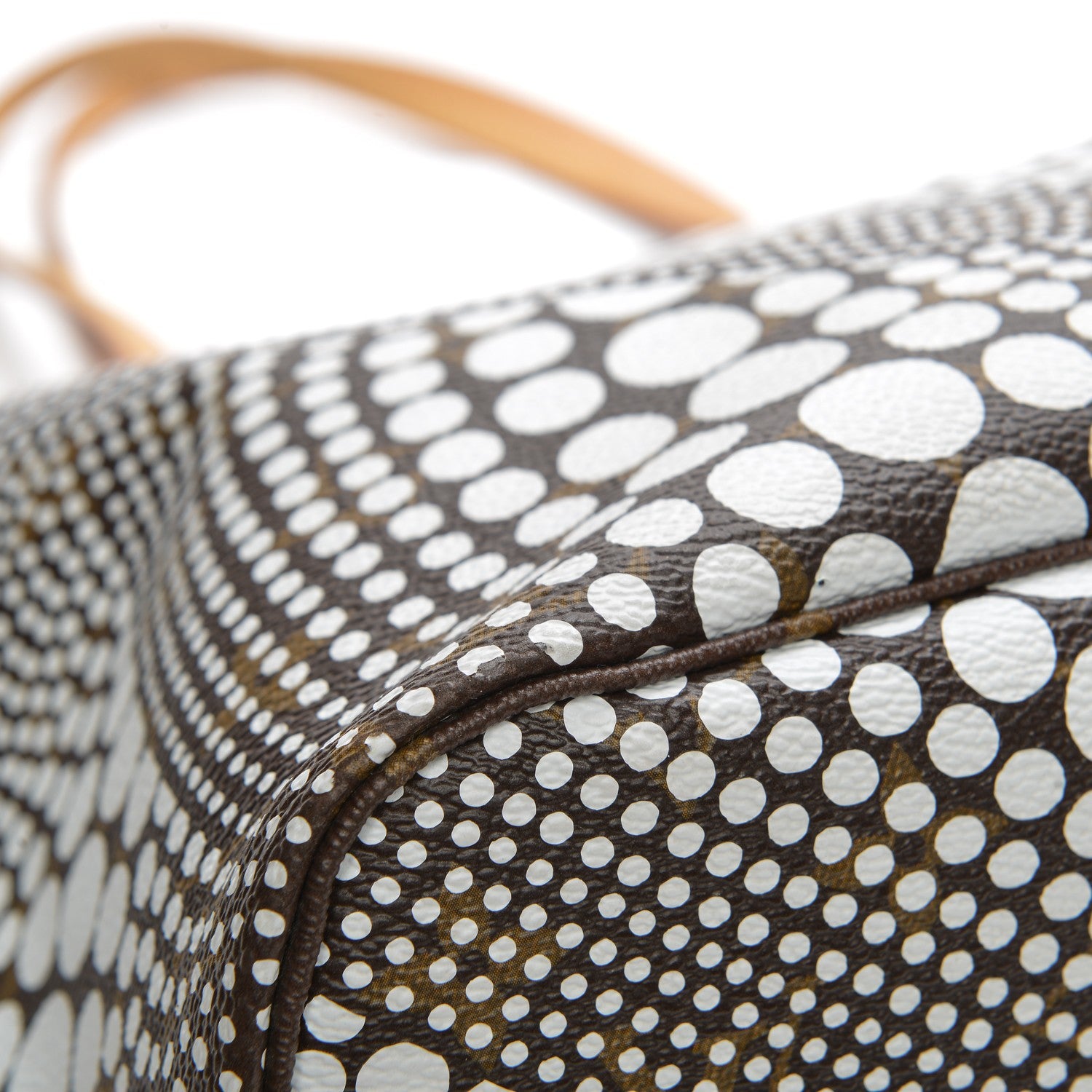 Louis Vuitton Monogram Kusama Waves Neverfull MM White 8 of 8