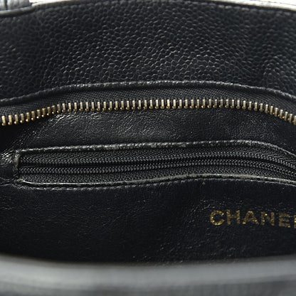Chanel Caviar Quilted Medallion Tote Black 12 of 18
