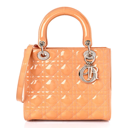 Christian Dior Patent Cannage Medium Lady Dior Pale Pink 1 of 10