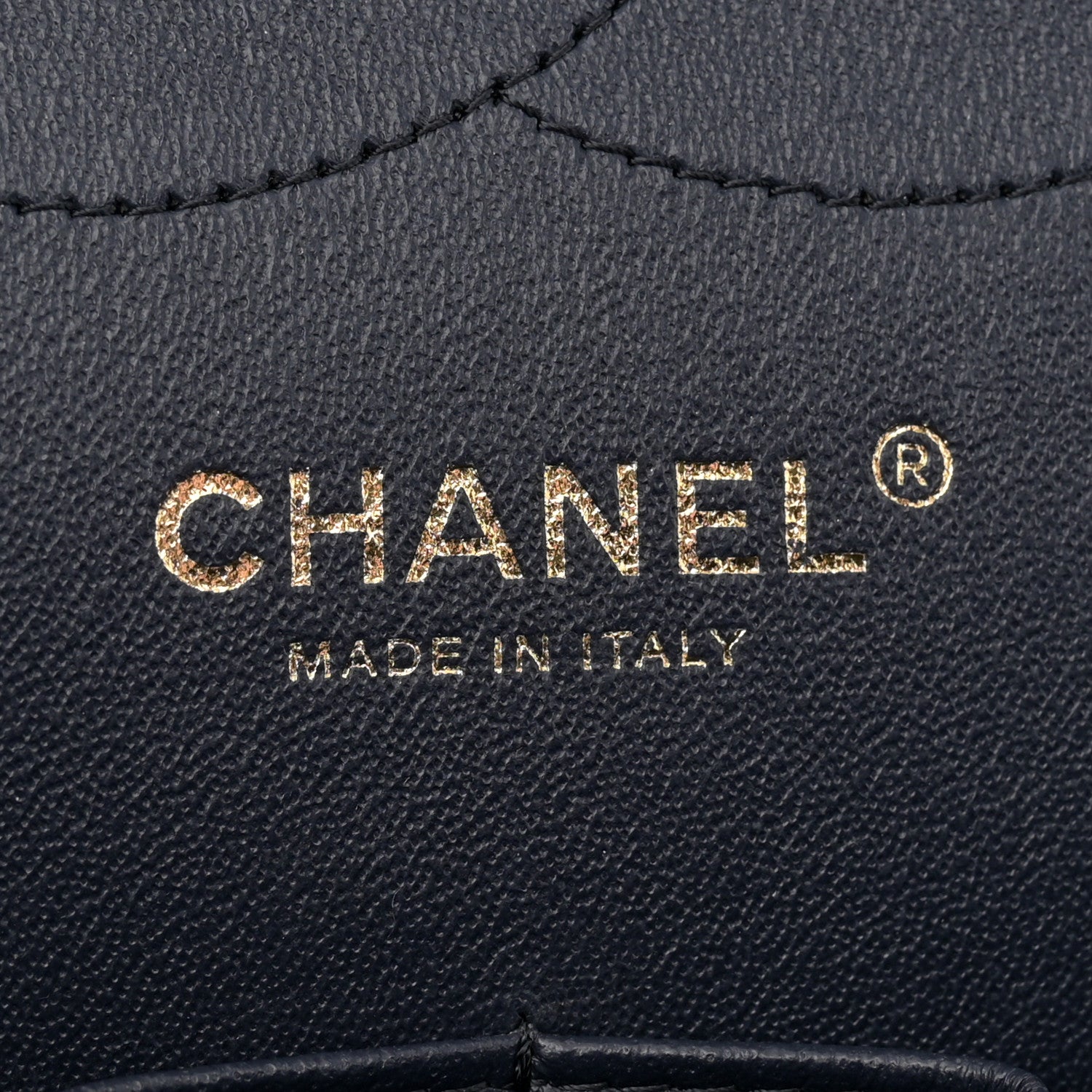 Chanel Caviar Quilted Jumbo Double Flap Navy Blue 6 of 12