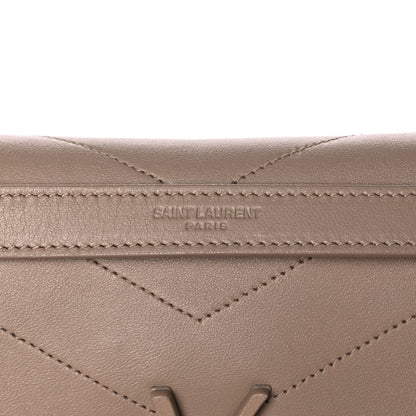 Saint Laurent Lambskin Matelasse Monogram Medium Niki Chain Satchel Dark Beige 10 of 16