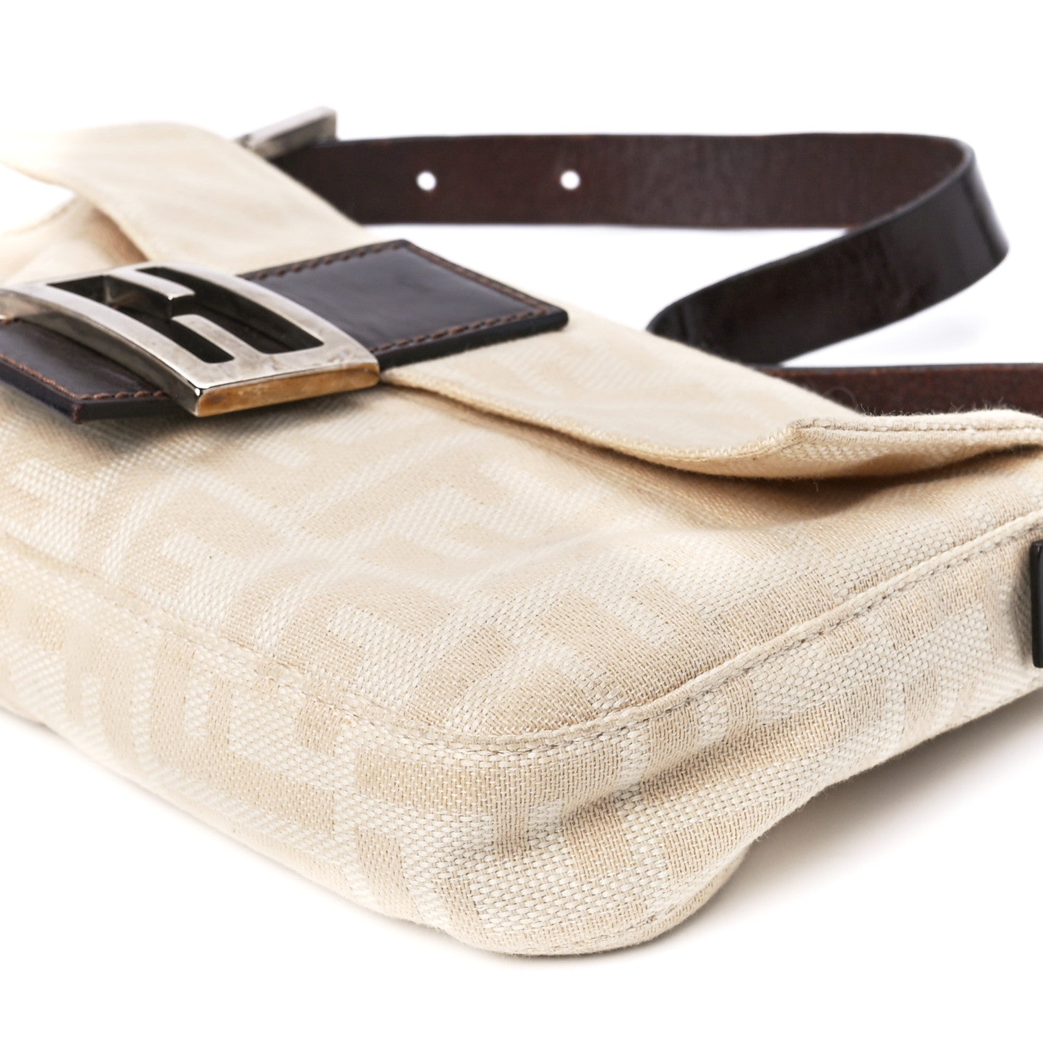 Fendi Zucca Baguette Beige 11 of 12