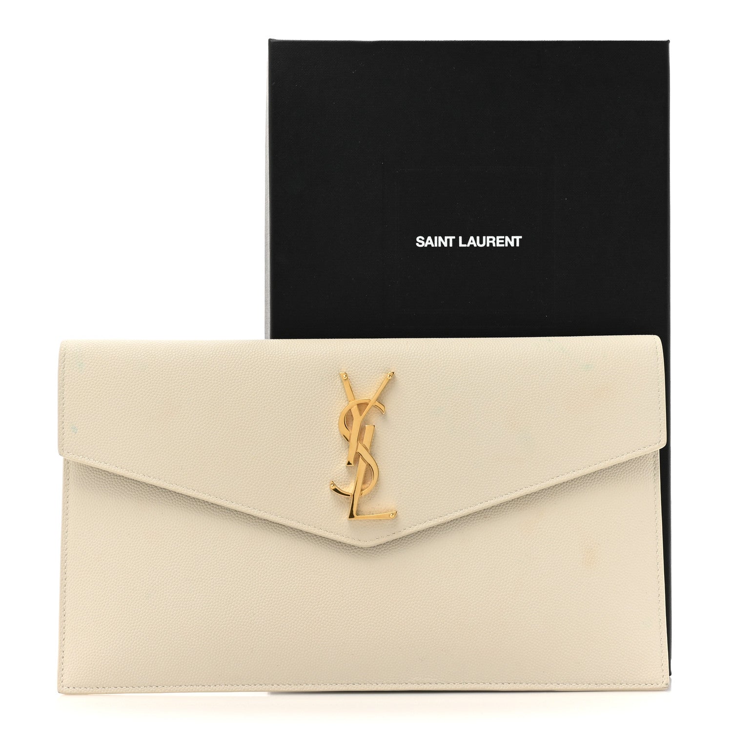 Saint Laurent Grain De Poudre Uptown Pouch Crema Soft 12 of 12