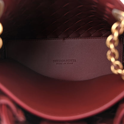 Bottega Veneta Nappa Intrecciato Small Andiamo With Chain Shoulder Bag Madder Brown 5 of 10