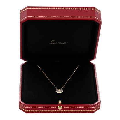 Cartier 18K Yellow Gold Diamond Mother of Pearl XS Amulette de Cartier Pendant Necklace 4 of 4