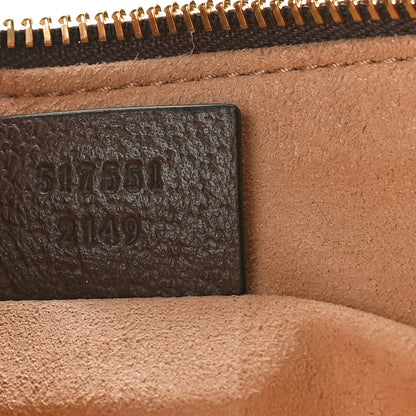 Gucci GG Supreme Monogram Large Ophidia Pouch Clutch Brown 7 of 8